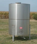 Precision Tank Stainless Steel Vertical Cone Tanks